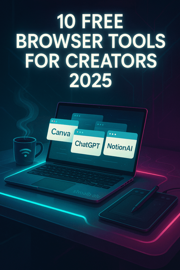 10 Free Browser Tools Every Creator Should Use in 2025
