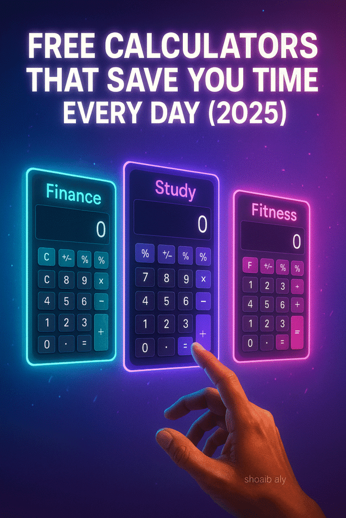 Best Free Online Calculators That Save You Time Every Day